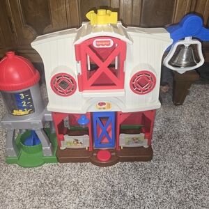 Fisher-Price Red and Blue Barn Playset